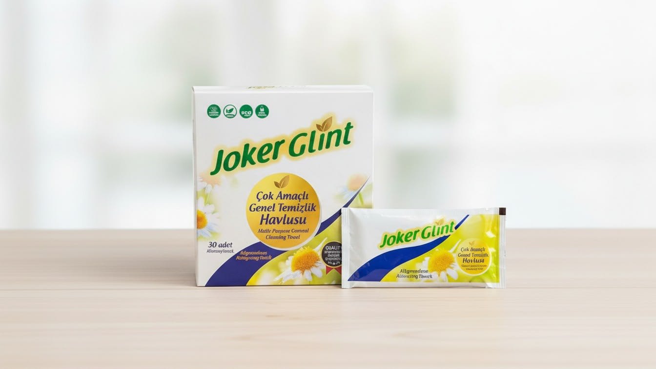 Joker Glint 30 adetlik çok amaçlı genel temizlik havlusu