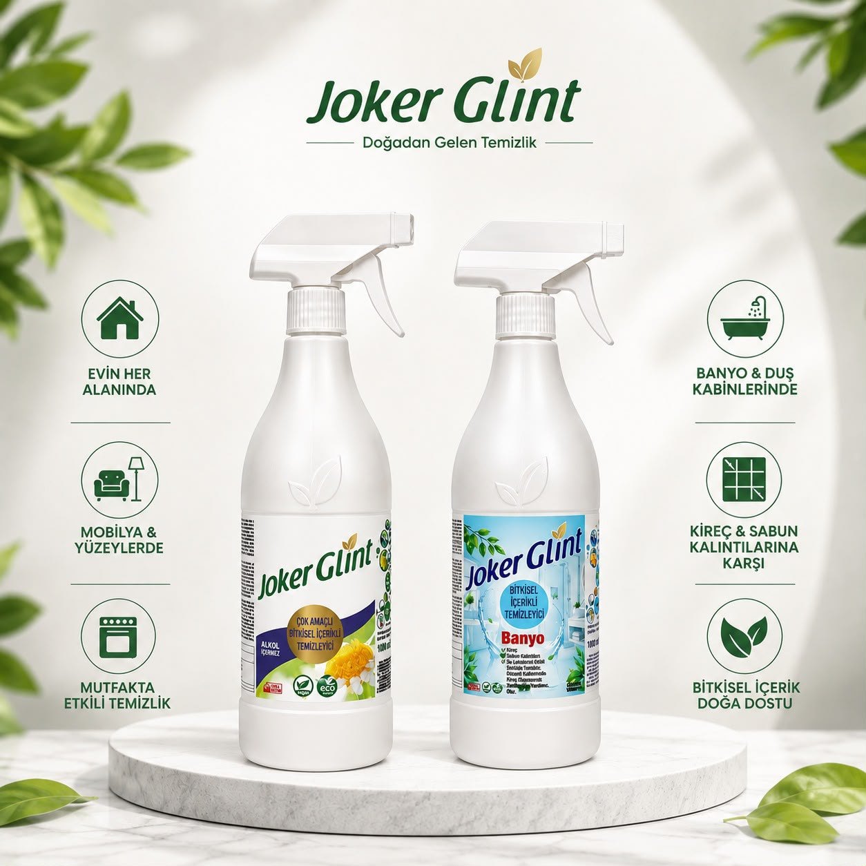 Joker Glint sprey ürünlerinin kullanım alanları